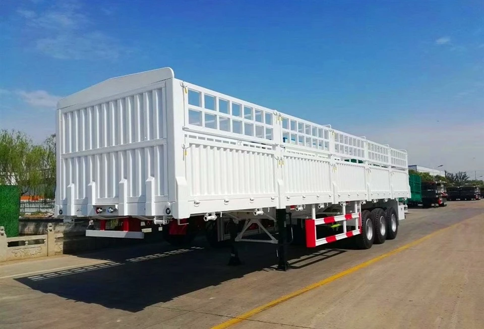 Animal Transport Fence Cargo Semi-Trailer