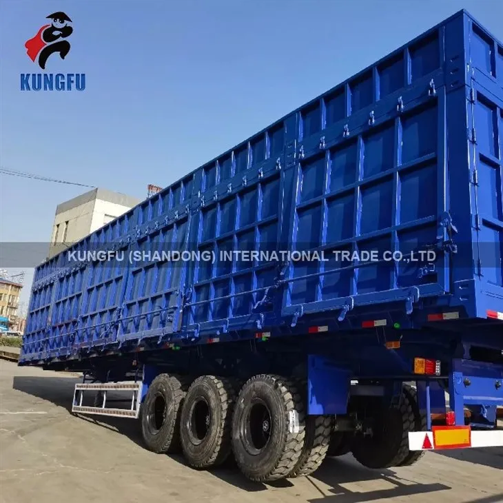 3 Axles Side Tipper Trailer