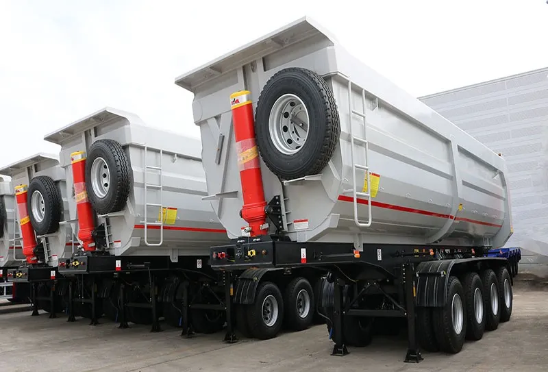 High-cabin Tipping Semi-trailer